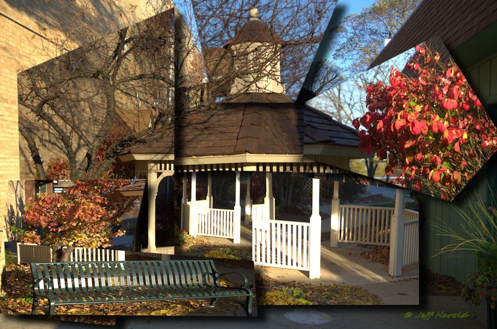 abstract gazebo Antioch montage collage